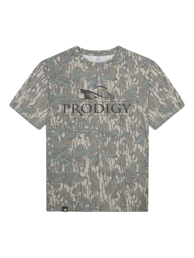 Prodigy Washed Out Camo Tee in Greenleaf camo